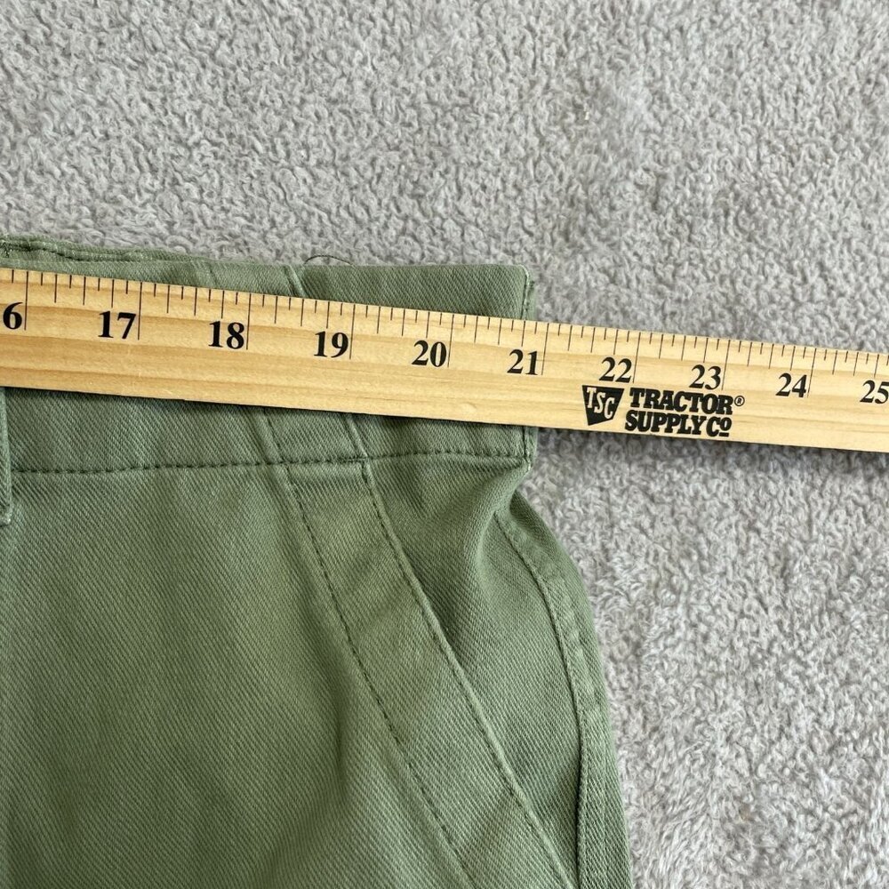 NEW 32 Degrees Cool Women's XXL Ankle Length Pants Green Cotton Blend - Picture 8 of 15
